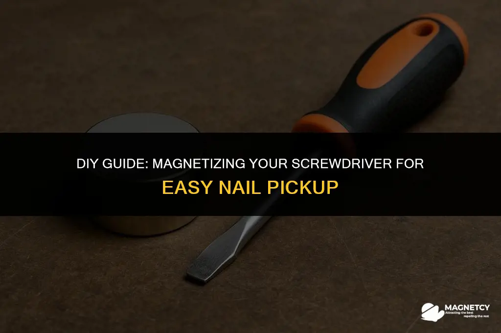 how do you make a screwdriver magnetic