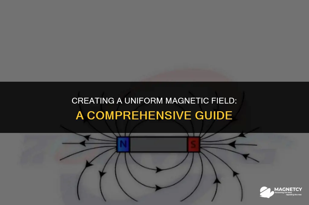 how do you make a uniform magnetic field