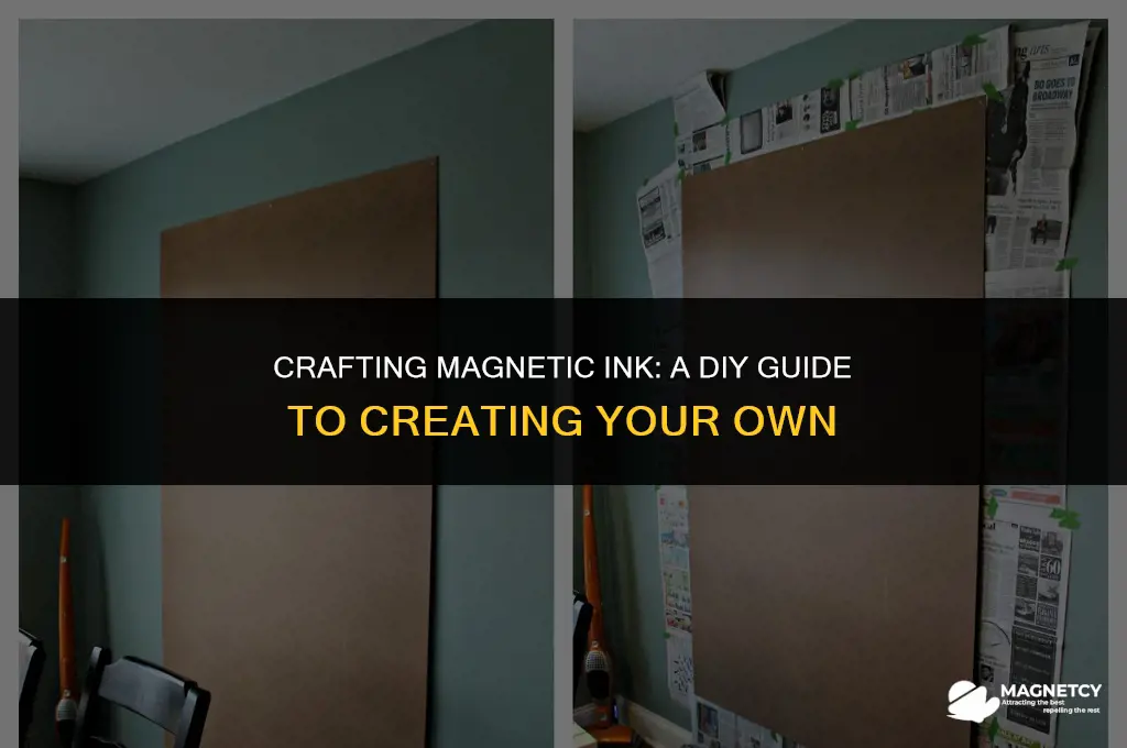 how do you make magnetic ink