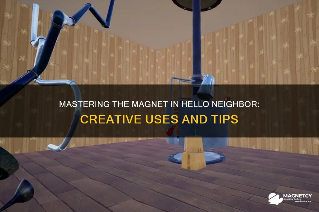 how do you use the magnet in hello neighbor