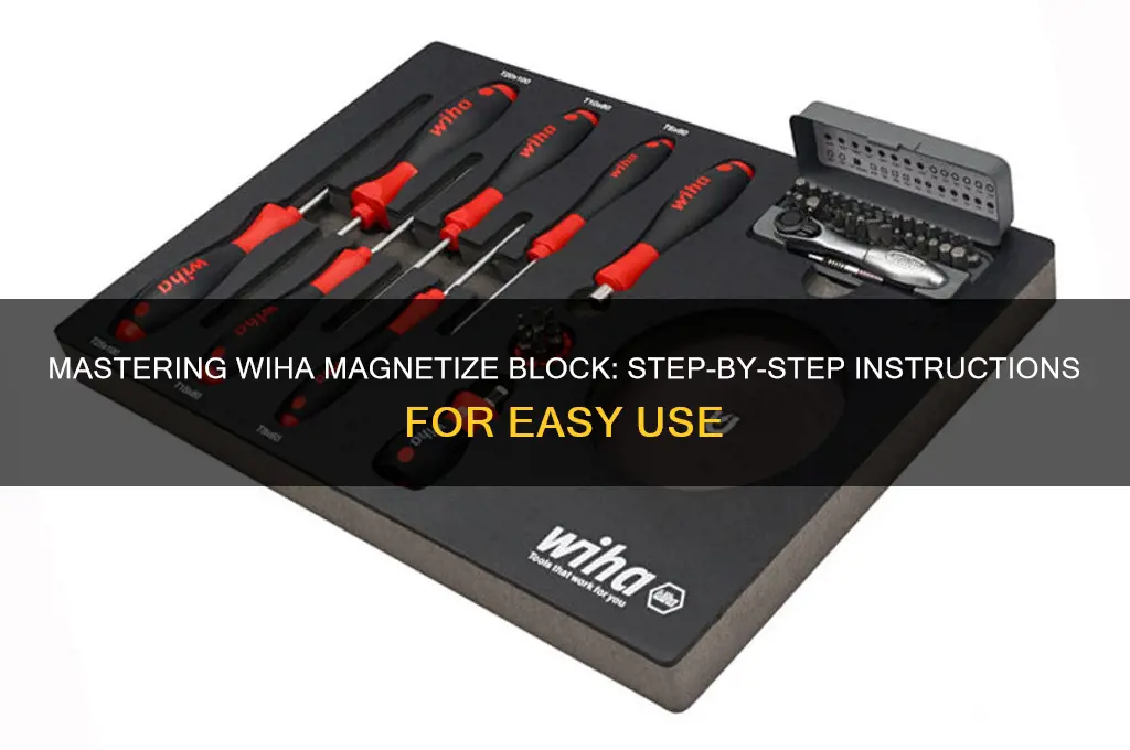 how do you use wiha magnetize block instructions