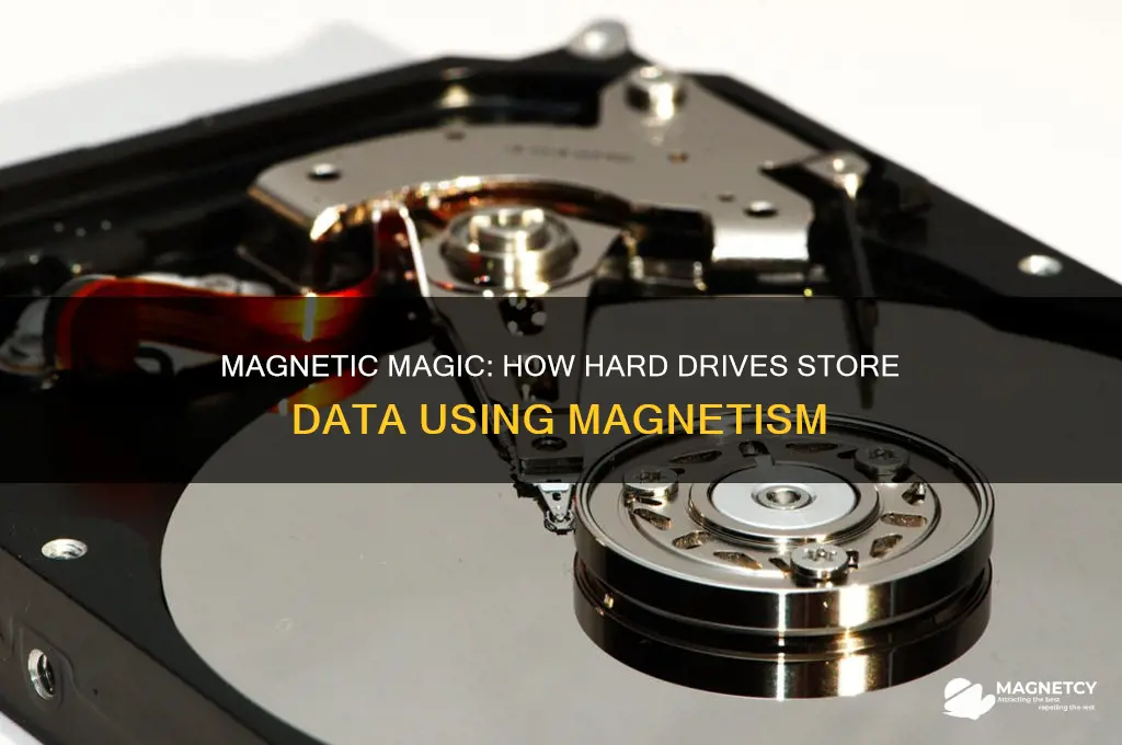 how does a hard drive use magnetism to store information