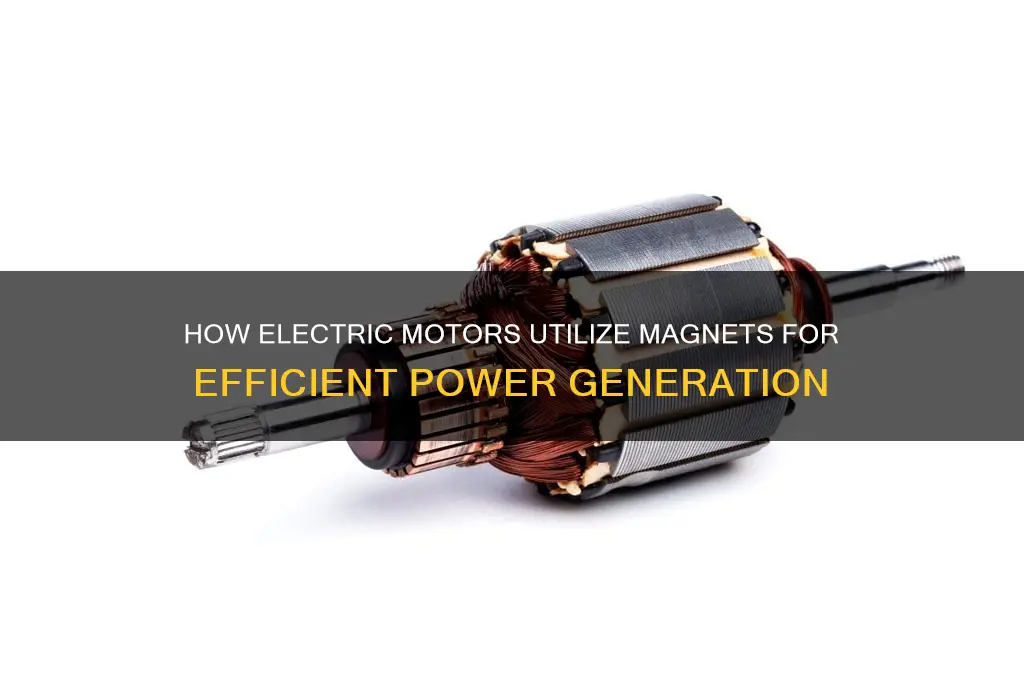 how does a mottor use magnet