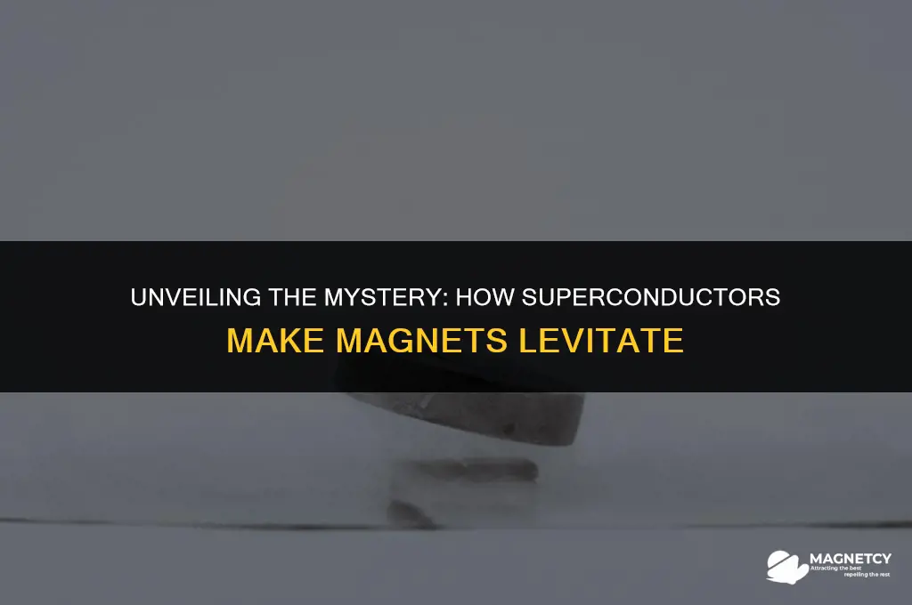 how does a superconductor make a magnet levitate