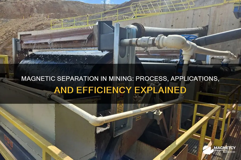 how does magnetic separation used in mining work
