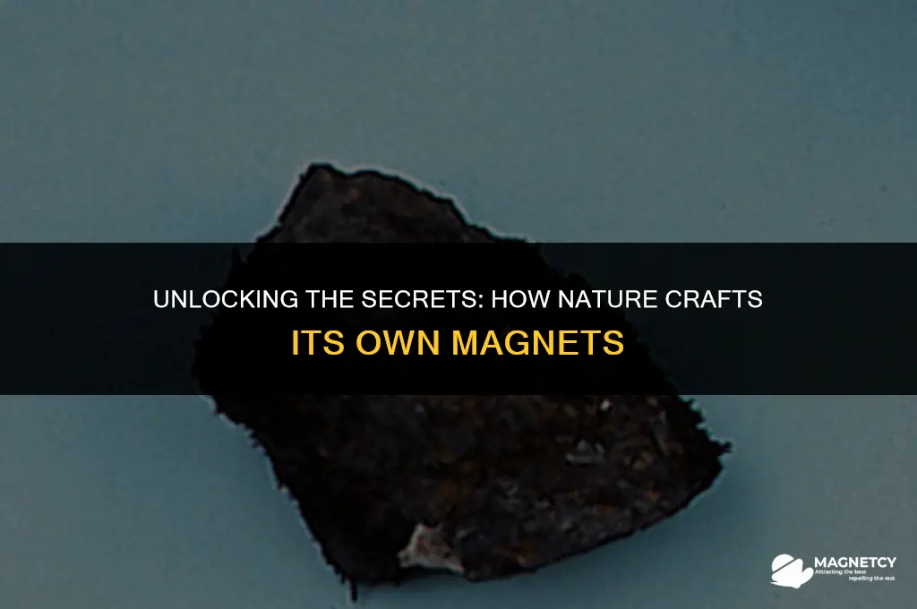 how does nature make magnets