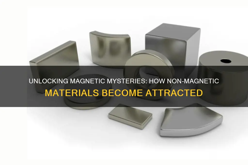 how does the magnet attract something that is originally non-magnetic