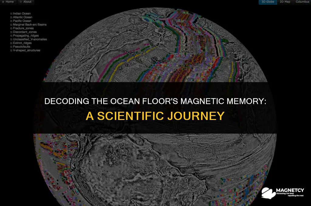 how does the ocean floor keep track of magnetic fields