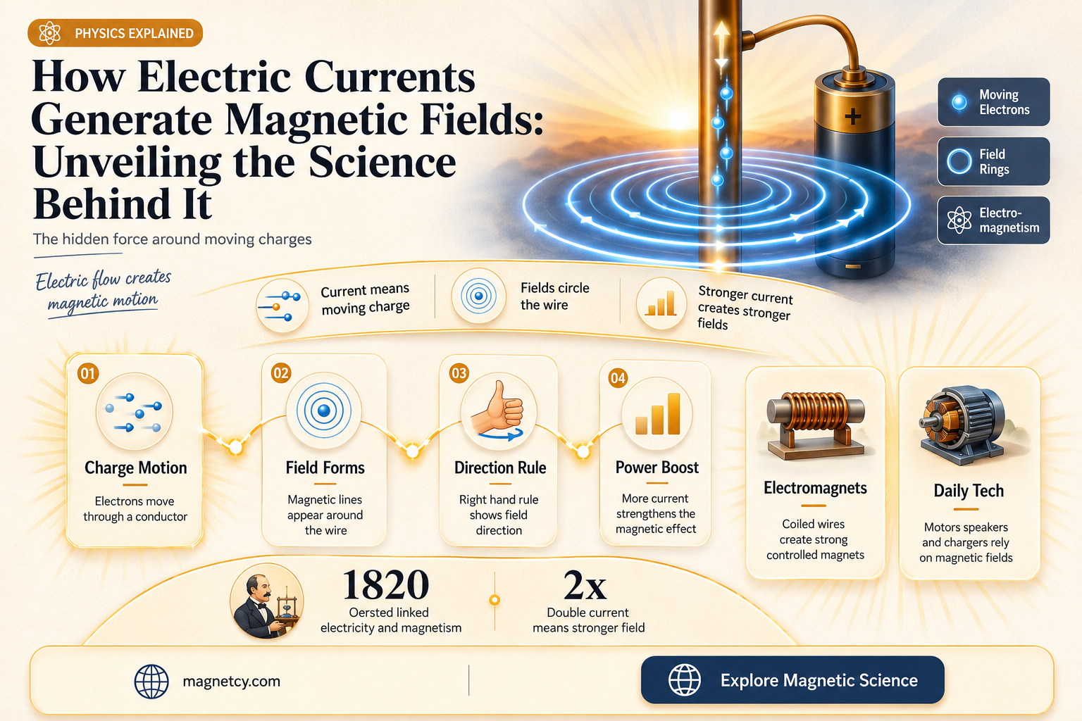 can a current create a magnetic field