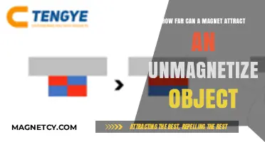 Magnetic Reach: How Far Can Magnets Attract Unmagnetized Objects?