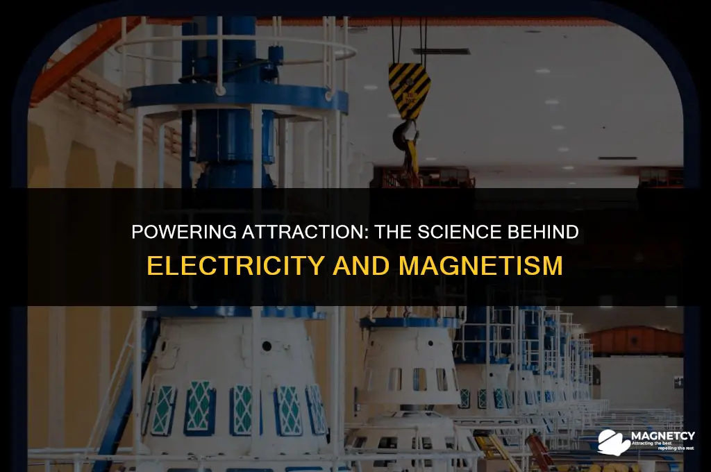 how is electricity produced to make a magnet