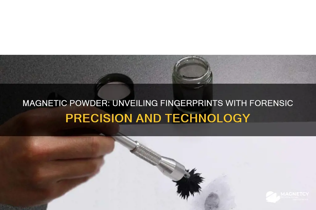 how is magnetic powder used for finger prints
