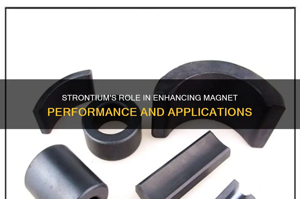 how is strontium used in magnets