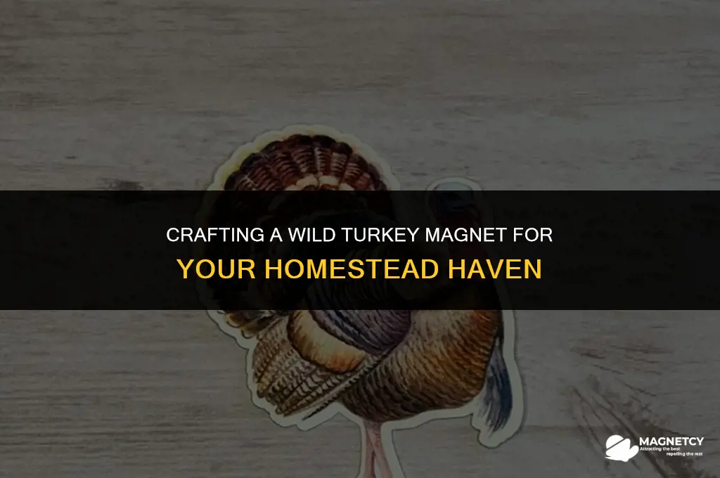 how make land wild turkey magnet