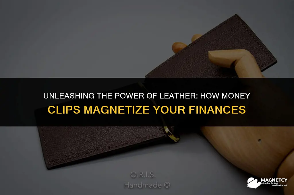 how makes leather money magnetic mone3y clips