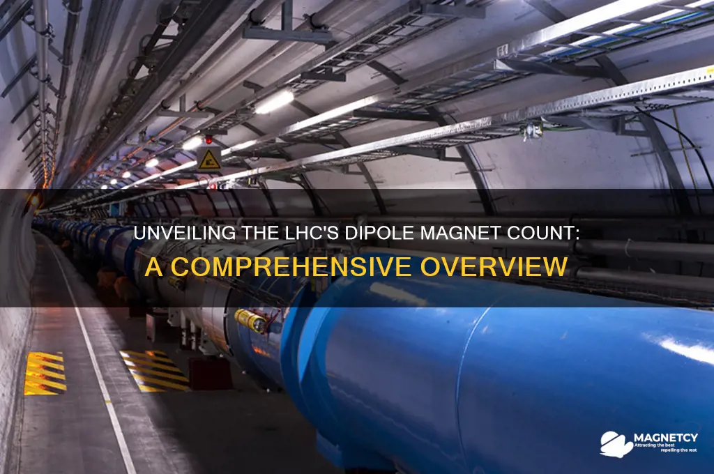 how many dipole magnets are used by the lhc