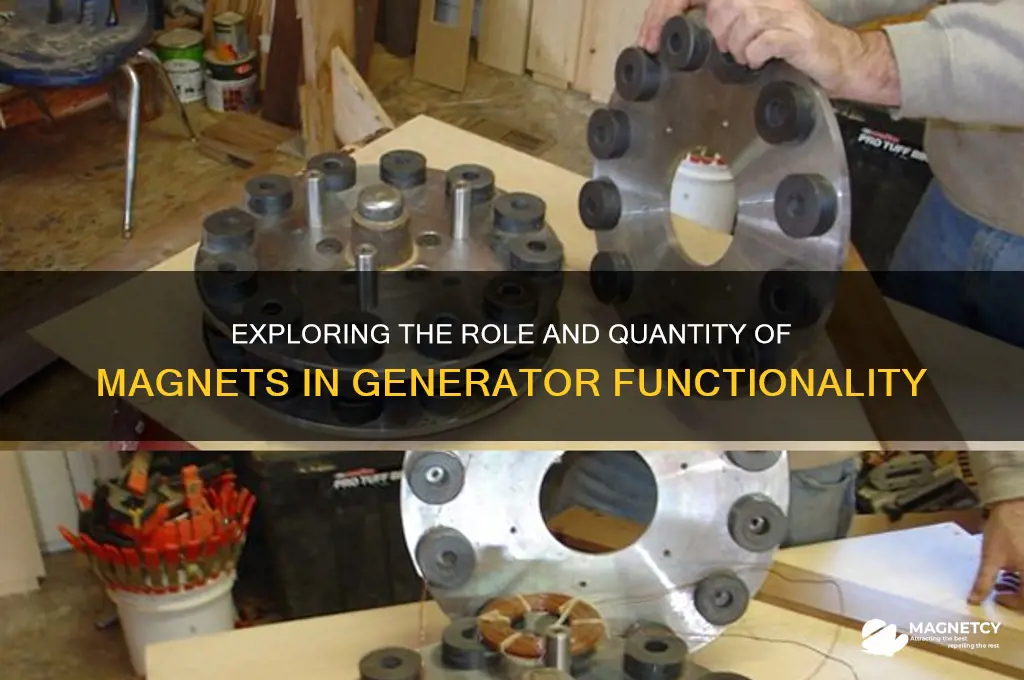 how many magnets does a generator use