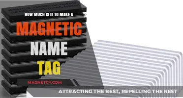 Crafting Magnetic Name Tags: A Cost-Effective Guide