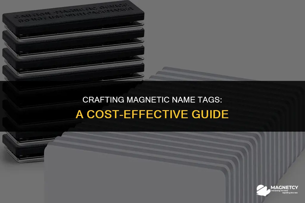 how much is it to make a magnetic name tag