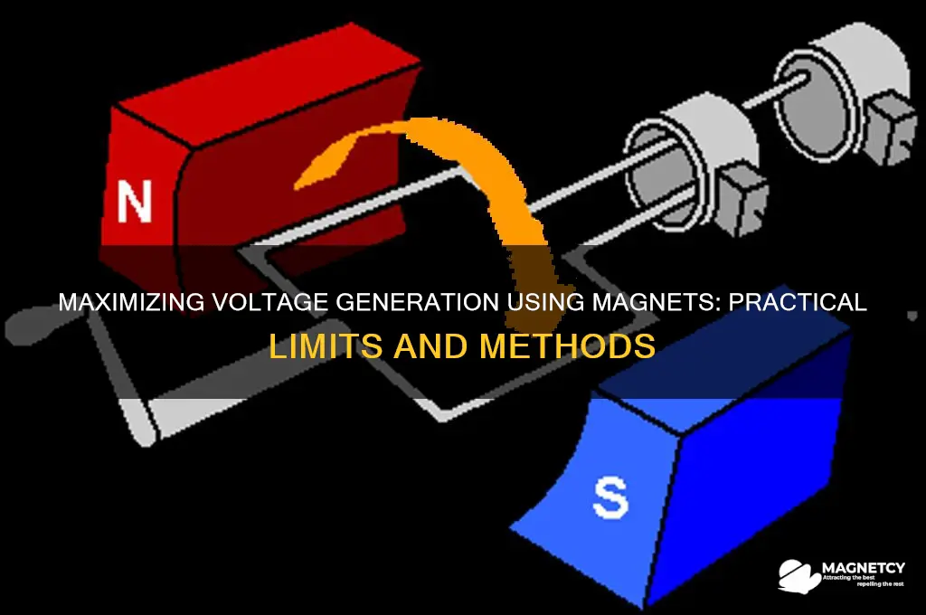 how much voltage can i get using magnets