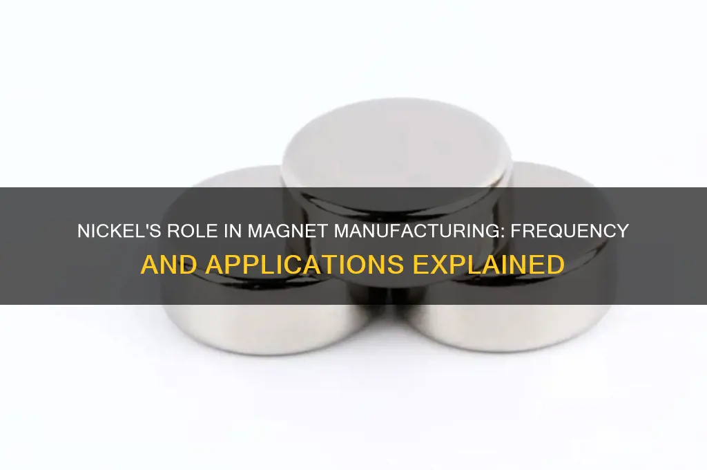 how often is nickel used in magnets