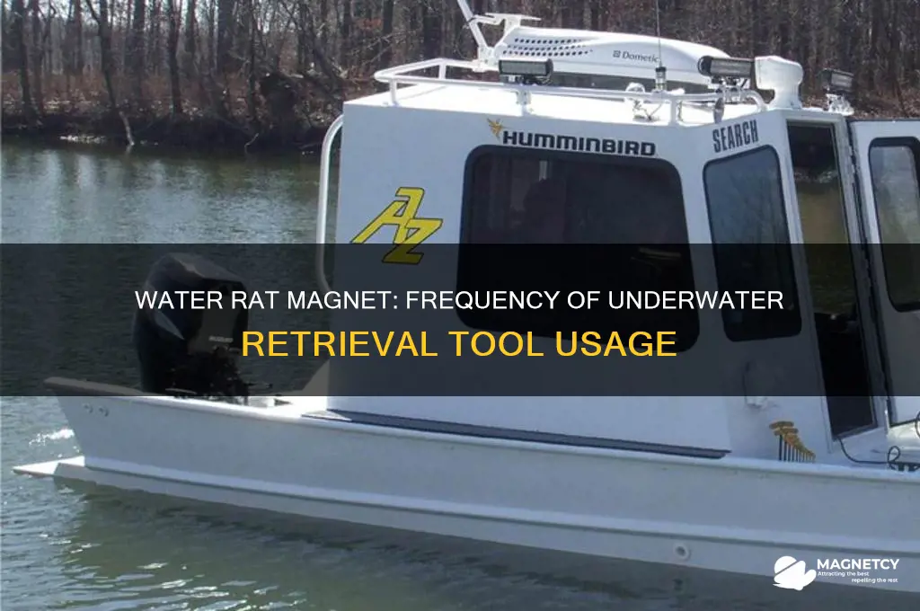 how often is the water rat underwater retrieval magnet used