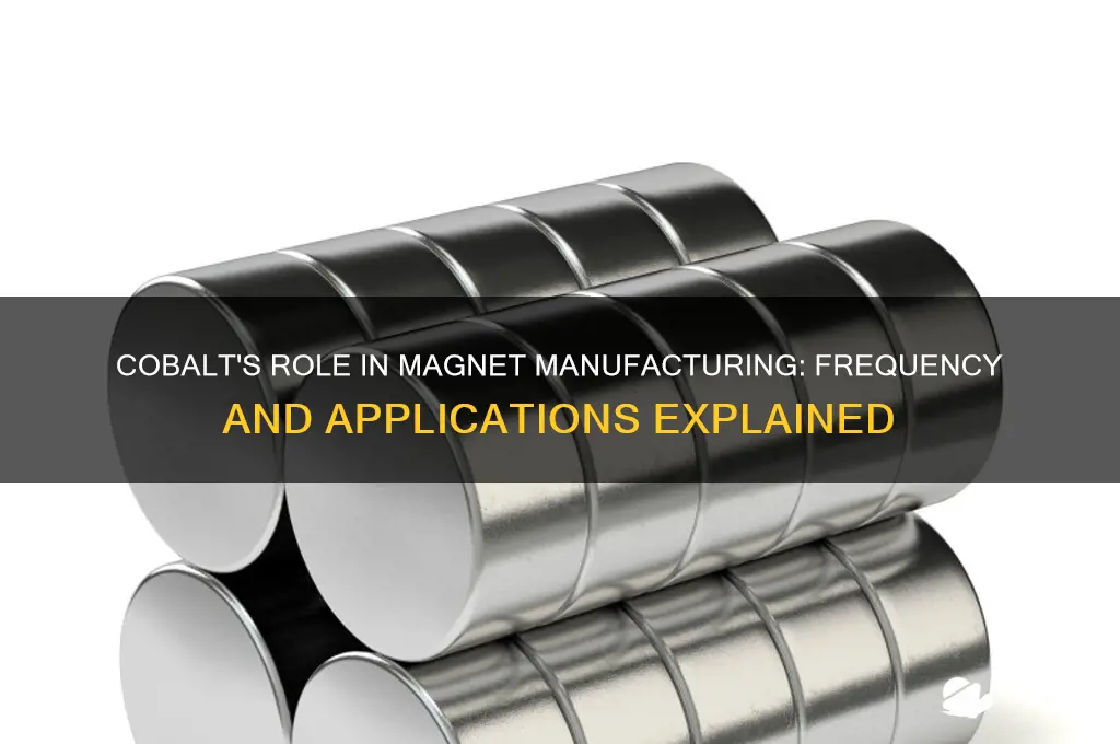 how oftenj is colbalt used in magnets