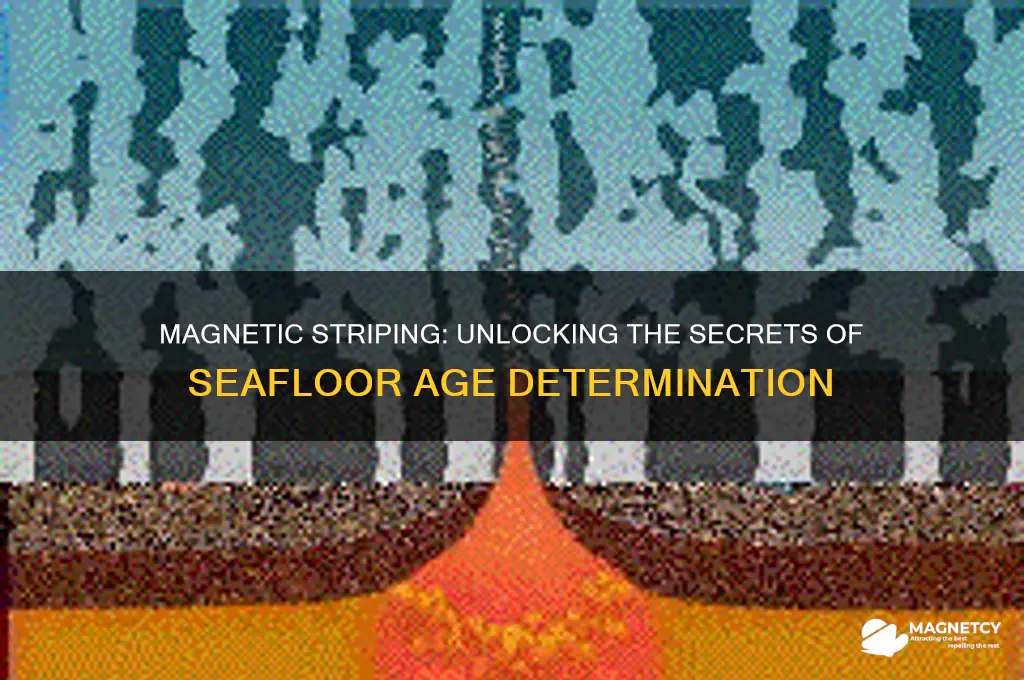 how scientists use magnetic striping to determine seafloor age