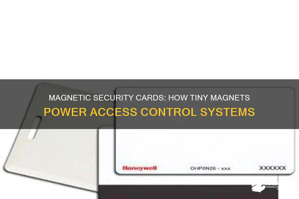 how security cards use magnets to work