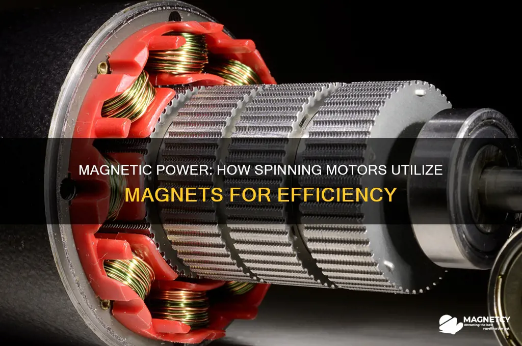 how spinning motors use magnets