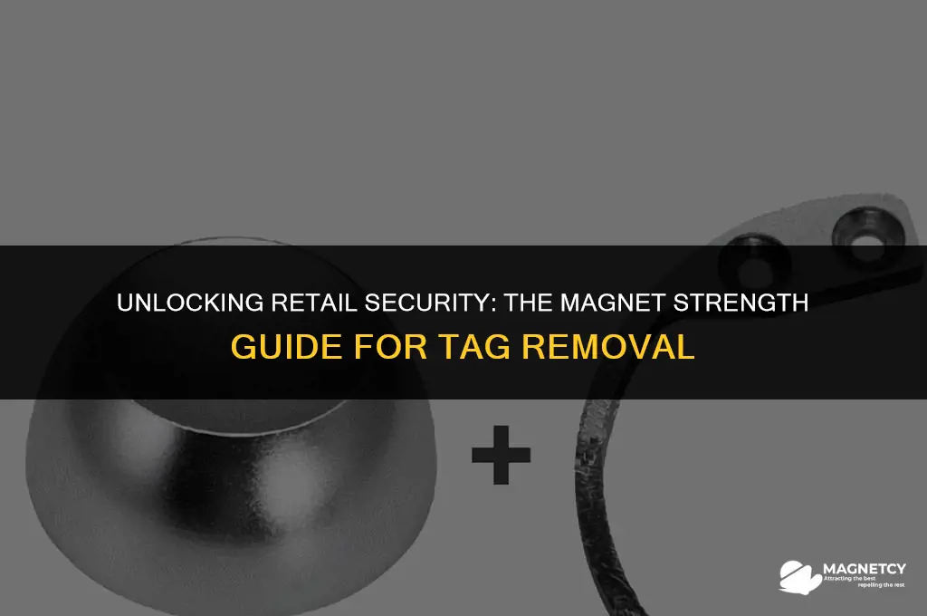 how strong a magnet to remove security tags