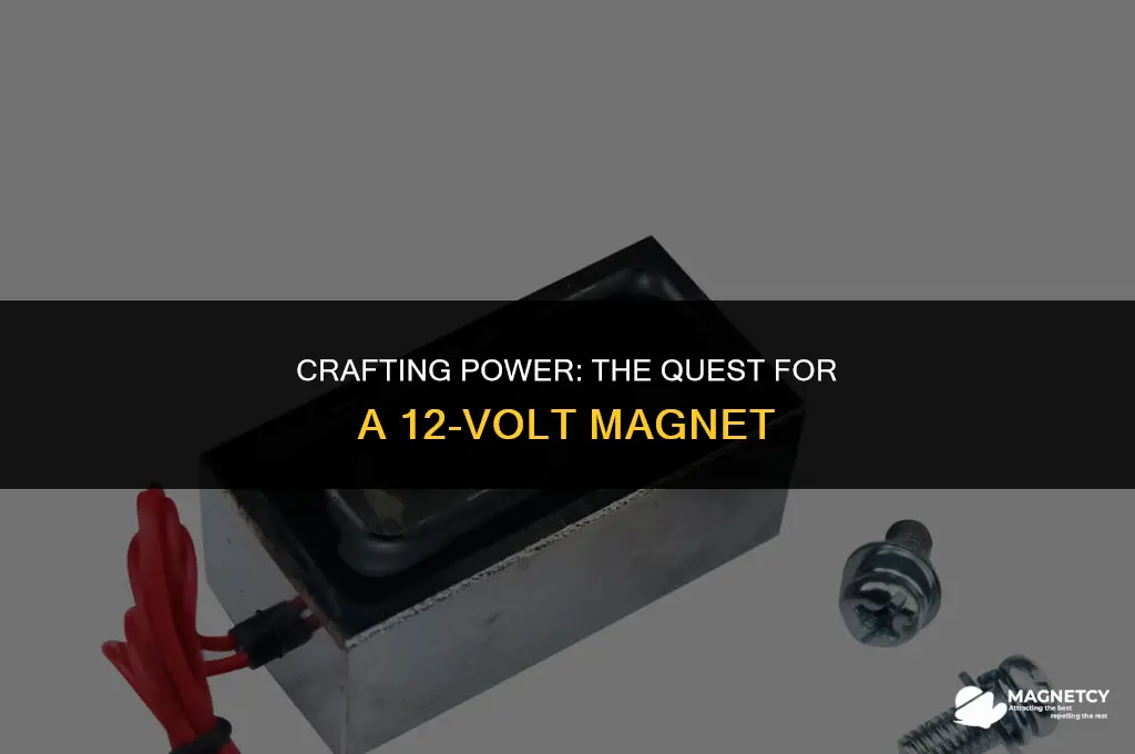 how strong of a magnet to make 12 volts