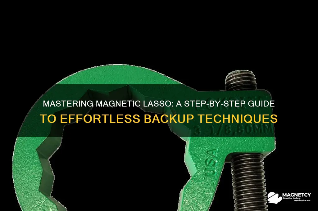 how to backup using magnetic lasso