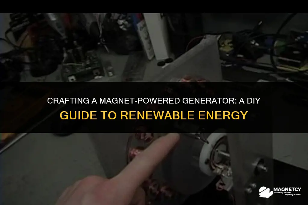 how to build a magnet powered generator