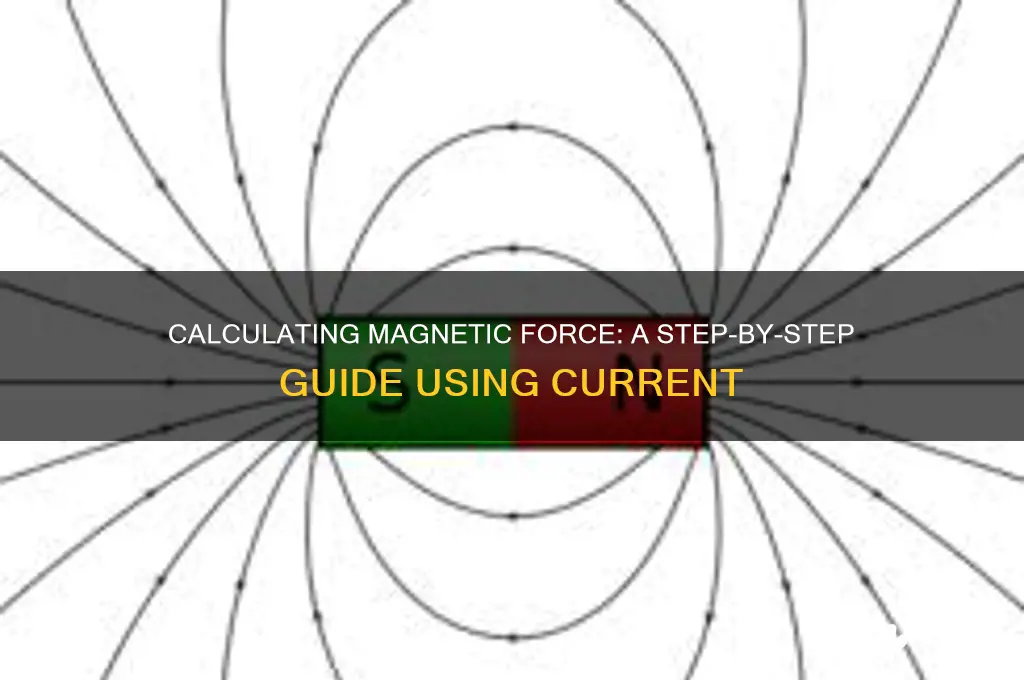 how to calculate magnetic force using current