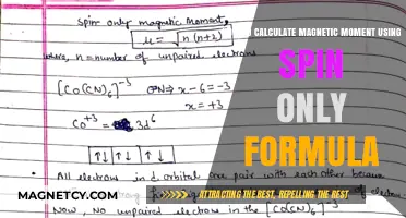 Calculating Magnetic Moment: Spin-Only Formula Simplified for Beginners