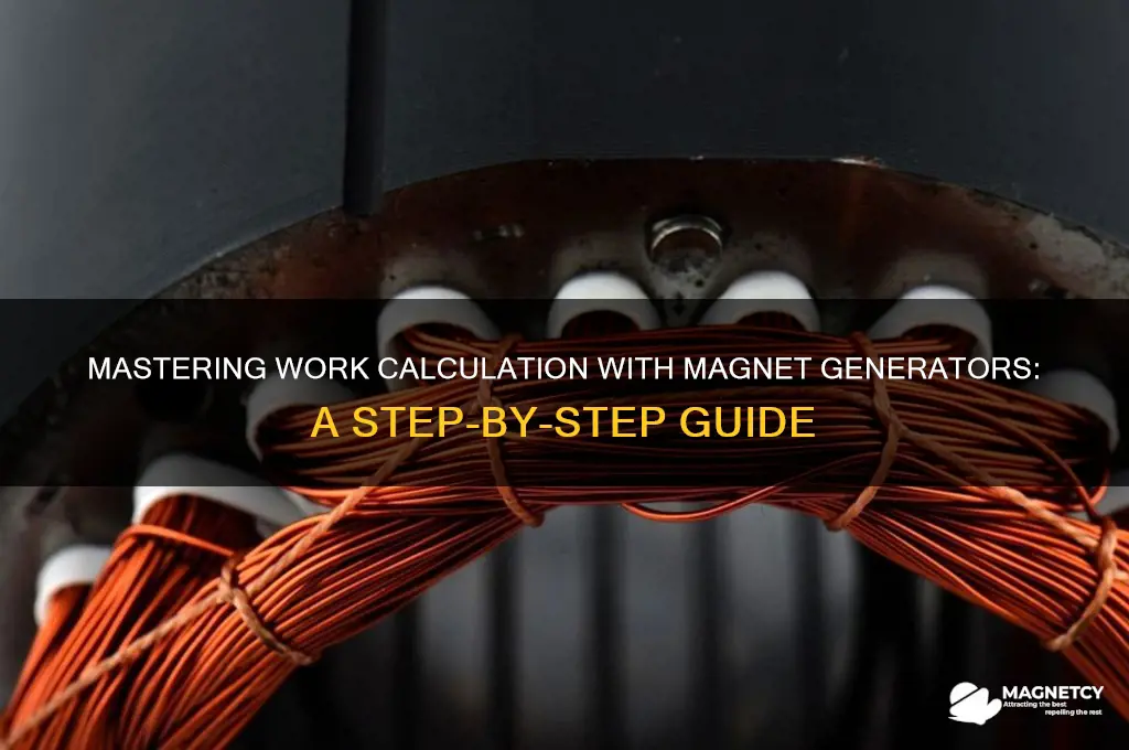 how to calculate work using magnet generators