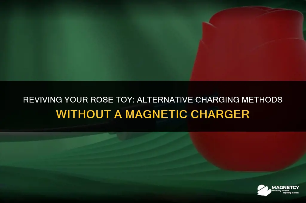 how to charge rose toy without magnetic charger