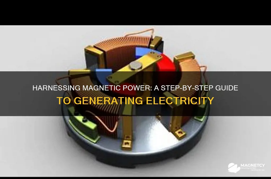 how to create electricirty using magnetic