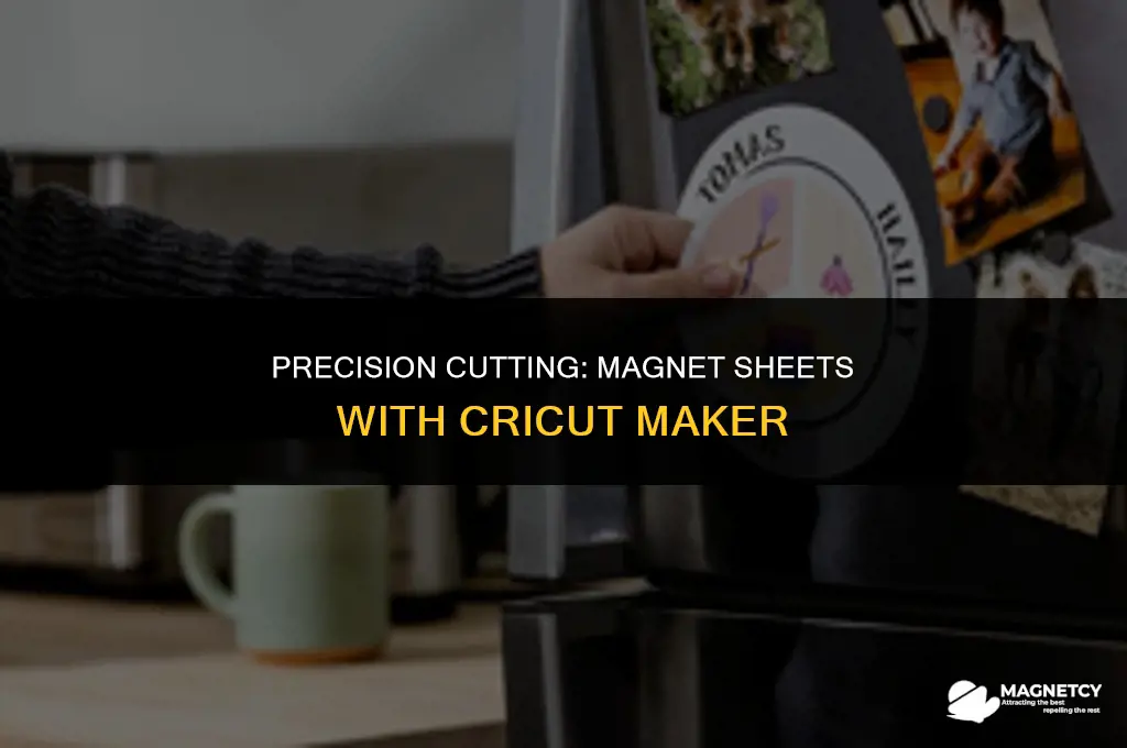 how to cut magnet sheets cricut maker