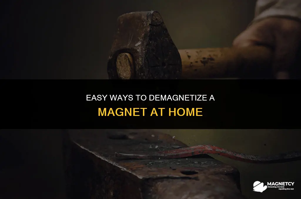 how to demagnetize a magnet at home
