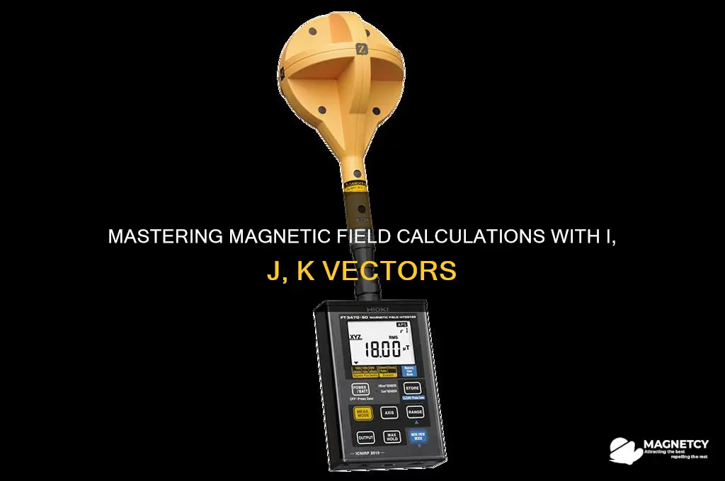 how to figure out magnetic field using i j k