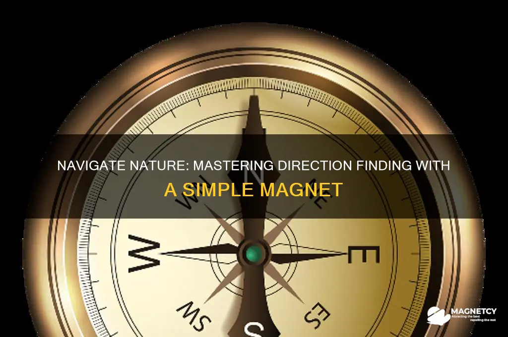 how to find direction using magnet