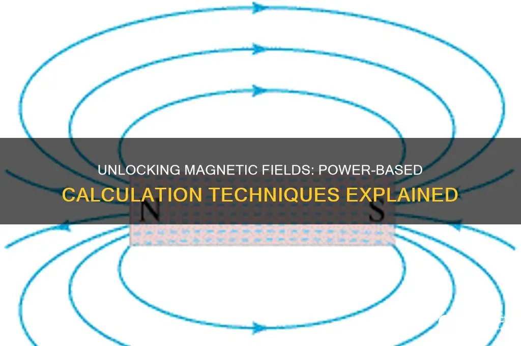 how to find magnetic field using power