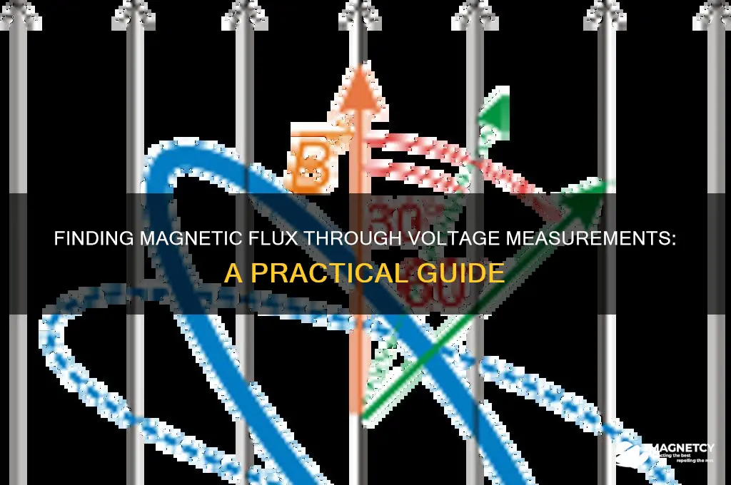 how to find magnetic flux using voltage