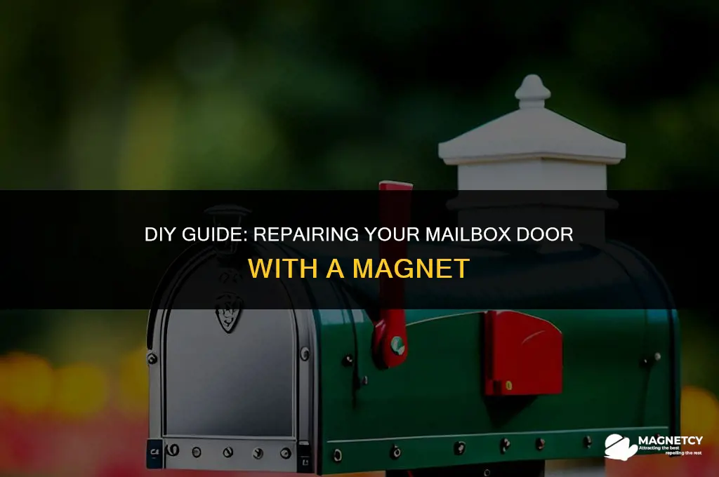 how to fix mailbox door with magnet