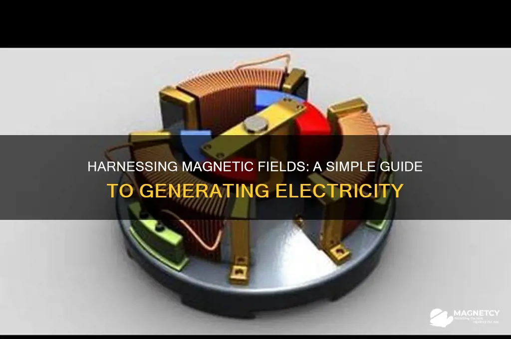 how to generate electricity using a magnetic field