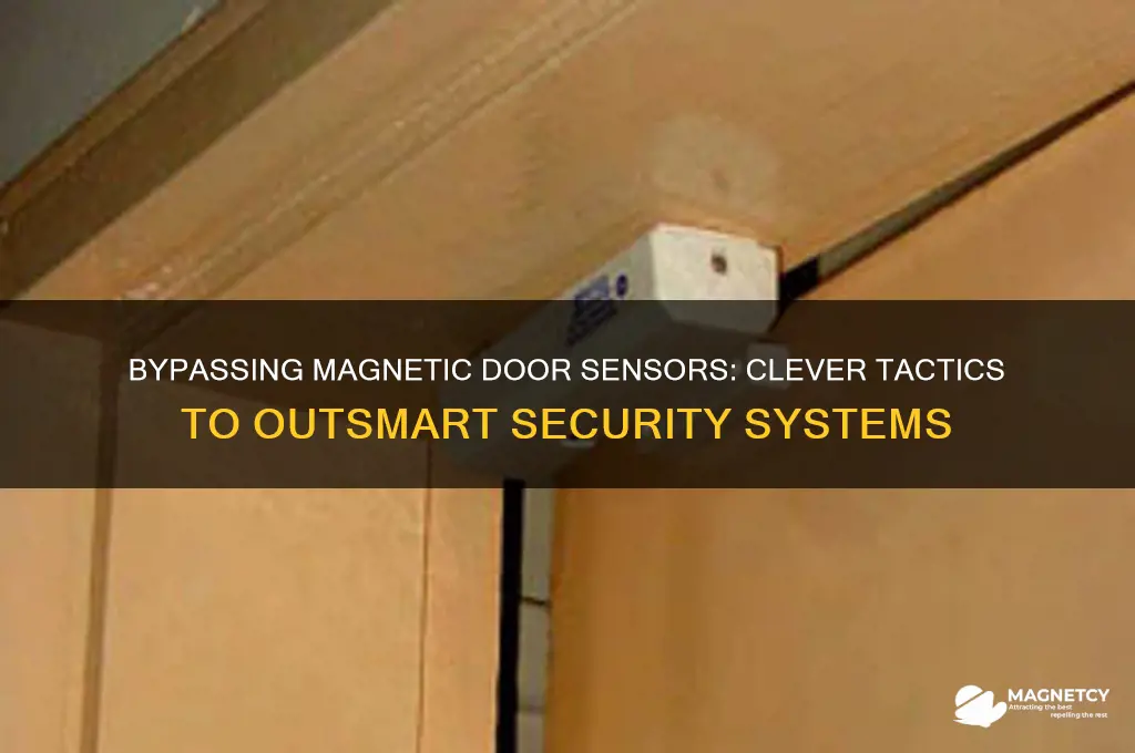 how to get around someone using magnets for door sensors