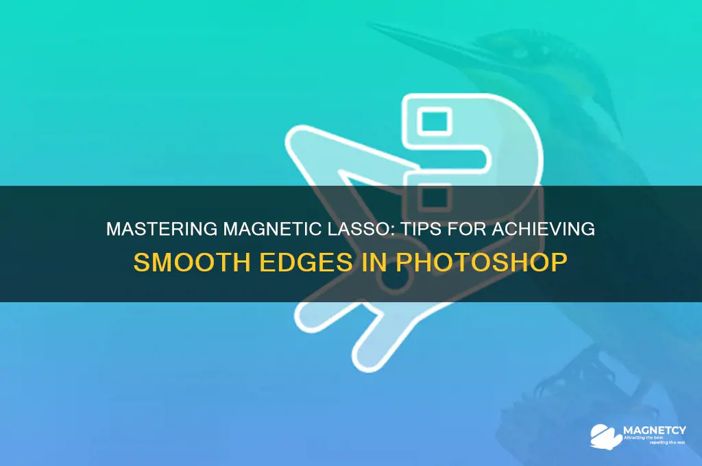 how to get smooth edges when using magnetic lasso