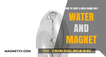 DIY Saltwater and Magnet Power: Lighting a Bulb Easily